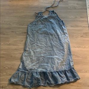 Denim Halter dress